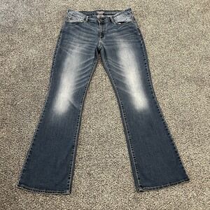 Levis Jeans Womens 14 Blue Bootcut Denizen Mid Rise Medium Wash Denim